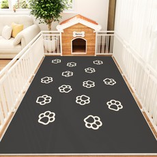 에스이스타 강아지미끄럼방지장판, 1개, 그레이 스타