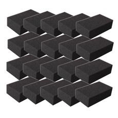 파워짐 미용실 스펀지 얼굴 머리카락 털이개, 20개