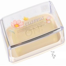 랄잇 투명뚜껑비누각 비누통, 1개