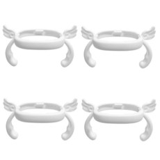 ROMIRUS Bottle Handles Compatible hegen Baby Bottles Anti Colic Wide Neck White Green 4 Pack, ROMIRUS Bottle Handles Compati