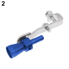범용 호환 자동차 오프 시뮬레이터 휘슬 파이프 베일 배기 18mm 23mm 머플러 사운드 블로우, 10 Blue XL
