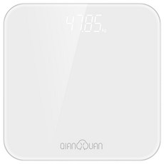 천선 체중계 현대적인 디지털 가정용 크리스마스와 새해 선물, 흰색, 1개, 단색