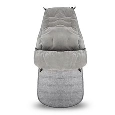 키즈브릭스 유모차 방한 극세사 풋머프, 1개, 그레이