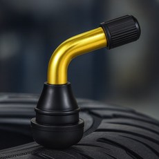 오토바이 스쿠터 타이어 밸브 PVR50 전동 킥보드 고무구찌, 블랙, 1개