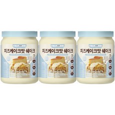아임푸디 맛있는 치즈케이크맛 단백질 쉐이크 고단백 저당 프로틴 단백질보충제, 3개, 540g