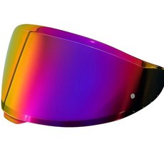 Shoei RF1400 X15 헬멧 바이저 교체 쉴드 김 서림 방지 선 쉴드 액세서리 RF-1400 X15 CWR-2 Z8 X-SPR PRO와 호환 (사파이어 블루), Purple Gold Red