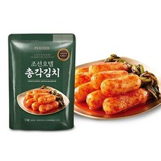 (매장정품) 피코크 [피코크]피코크 조선호텔 총각김치 1kg 231844, 1