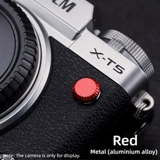 Fuji XT1 X-T2 T3 T4 T5 XT2 XT3 XT4 XT5 H1 XH1 GFX50S GFX50 카메라 액세서리용 메탈 플래시 PC 싱크 터미널 캡 먼지 커버, 1pcs Red (metal), 1개