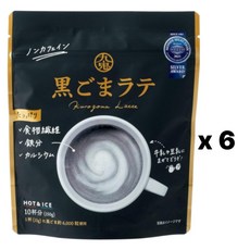 일본 흑임자 라떼 150g x 6세트 검은깨, 6