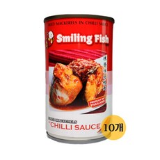 스마일링피쉬 유탕고등어 칠리소스 통조림, 155g, 10개