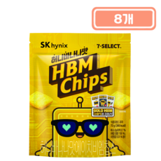 세븐 PB SK하이닉스 콜라보 허니바나나맛 에이치비엠칩스, 8개, 72g