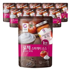 청정원 싱글파우치 로제소스 170g 10개