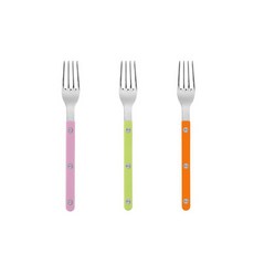 사브르 비스트로 커트러리 마카롱 샤이니 케이크포크 129551, 만다린, 1개