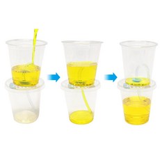 중력 압력차이 사이펀 실험재료 5인용 만들기세트 만들기용품 과학놀이키트 과학키트, 1개