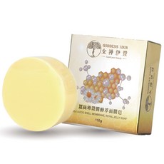 GODDESS IDUN 女神伊登 蠶絲卵殼膜蜂萃面膜皂, 110g, 1顆
