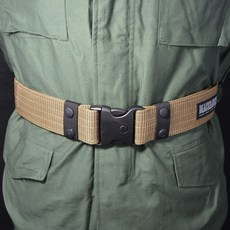 黑鷹 戶外 美式 帆布 外腰帶 軍訓 作訓 腰帶, 黑鷹外腰帶（卡其色）, 1個