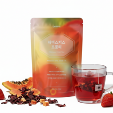 [카페스타] 히비스커스 프룻티 풍부한 베리 파파야향 상큼 블렌딩티, 1개, 25개입, 50g