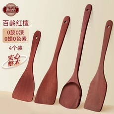 볶음기 주걱 나무수저 나무주걱 볶음스푼 나무수저 대형주걱 볶음스푼 옻칠 볶음기 볶음주걱, L. 4종 세트 냄비 주걱  사선 주걱  사선