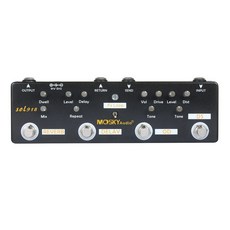 Mosky Audio SOL918 五合一 電吉他綜合效果器 Reverb Delay 破音 FX Loop, 1個