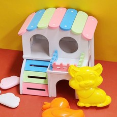 조립 소동물 하와이안 빌라, 1개, 상세페이지 참조