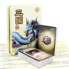 鐵盒裝狼人殺桌遊：三國殺、UNO、真心話等多款聚會遊戲一次擁有，多人同樂，炒熱氣氛, 1個, 三國