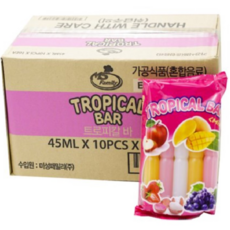 오키오 트로피칼 바 아이스크림 10p, 450ml, 16개