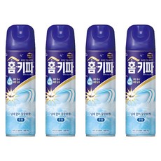 홈키파 에어졸 무향 모기 파리 살충제, 500ml, 4개