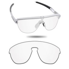 Fiskr Oakley Corridor 선글라스와 호환되는 편광 렌즈 교체품 충격 방지 및 완벽한 핏 - 크리스탈 클리어