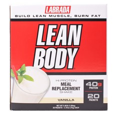 Labrada Nutrition 高蛋白奶昔粉隨身包 香草口味 20包入, 1.58kg, 1盒