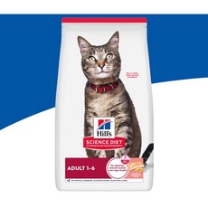 힐스사이언스다이어트 고양이 어덜트 연어 사료, 소화+장건강, 6.8kg, 1개 소화+장건강, 6.8kg, 1개
