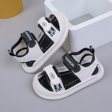 DFMEI 新款夏季防滑男童女童包頭軟底寶寶學步鞋運動沙灘涼鞋子兒童