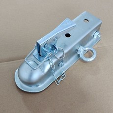 트레일러 볼 커넥터 견인장치 볼마운트 자동차 견인볼 잠금 캠핑, 1개, 볼 커버+1개 행잉 링 너트