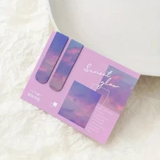 페이지 책 독자를 위한 2pcs 숲 풍경 자기 책갈피, 기타, 03 D