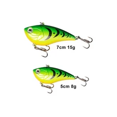 54mm/15g 겨울 미끼 크랭크베이트 워블러 싱킹 낚시 미끼 54mm/15g 립리스 레벨 Vib 루어 베이스 파이크 하드 미끼 Pesca Isca, Color A