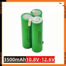 OK-18650MJ1 리튬이온 배터리 2s1p 1s3p 3s2p 4s2p 5s2p 6s2p 18650 파워팩 3500mAh 18V 드라이버 18650 충전식 배터리, [06] X3S1P  MJ1