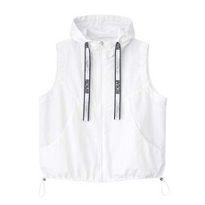 레크레아 여성 골프 아노락 후드집업 조끼 바람막이 베스트 골프웨어 집업조끼