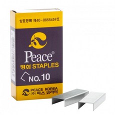 피스코리아 평화 스테플러 침 1000p, 10호침, 2개