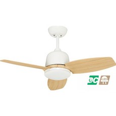 （修一）穩帝士吊扇36吋 仿古 DC吊扇 直流變頻 吊扇燈 LED 16w 22w 遙控 台灣製造, 原木白,白光