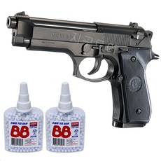 토이플레이 베레타 M92F 콜트 + 비비탄 1600발 비비탄총, 1개