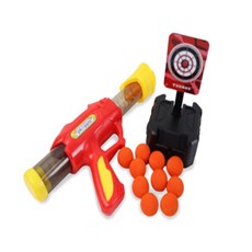 사이버헌터 소프트건 샷레드건 스펀지총 장난감총 권총, 레드, 1개