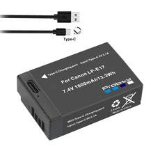 LP-E17 교체용 배터리 / 캐논 EOS R8 200D M3 T6s 3채널 LCD 충전기, 01 1 Pc Battery, 01 China Mainland