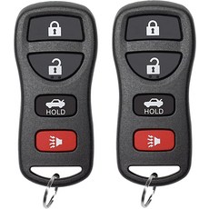 20022006 닛산 알티마 맥시마 키리스 엔트리 리모컨 자동차 키포브 교체용 세이버리모트 KTU5 2팩