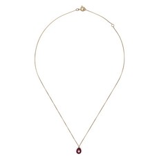 파스칼몽부아쟁 오르소 9K 옐로 골드 루비 다이아몬드 네크리스