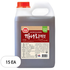 해표 까나리액젓, 2.5kg, 15개