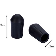 볼캡 야외 캠핑의자다리캡 액세서리 미끄럼 체어서퍼, A. 파이프 직경 13A 타입 4용 검정색