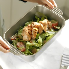 사각전골냄비 스텐 캠핑 부대찌개 다용도 플레이트, 1개, 높은형 1호, 33cm