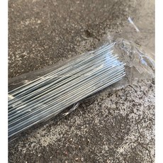 18號綠色花藝鐵絲 100支, 銀色裸線