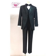 一生一世 韓版素面五件式小紳士男童西裝/花童服/演奏會