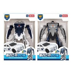 세주 6000 폴리스카 변신봇 로봇 경찰차 램덤, 1개