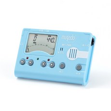 小天使Musedo MT-70B 三合一 冷光 調音器 節拍器 校音器 調音節拍器 馬卡龍色, 藍, 1個